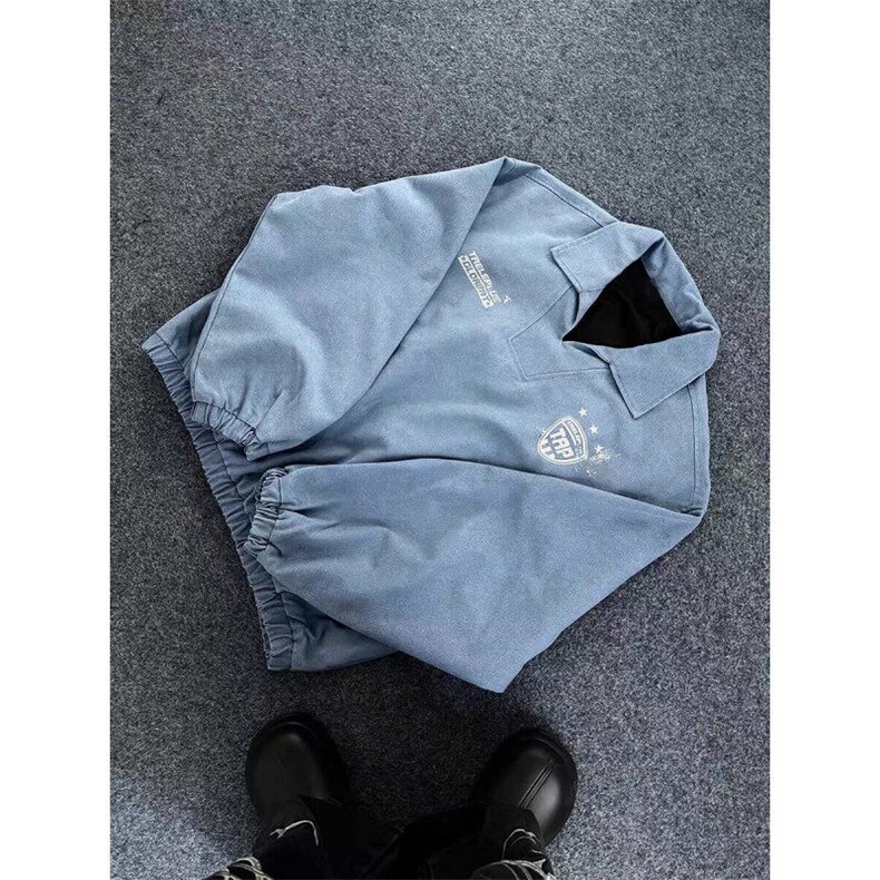 美式复古纯棉水洗翻领套头夹克外套JK0108-P88,男装夹克,星座313A(原308A-2)