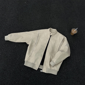 高品质 设计感pu皮结构夹克外套男 CP96-特p75图片