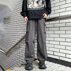 日系长裤时尚新款文艺流行夏季微弹休闲裤男潮流，男装休闲裤，星座716-4