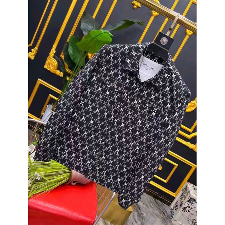 (网络图)韩版休闲时尚都市满纹翻领高品质衬衣外套313B-24507-P95,男装衬衫,星座313B
