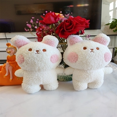 乐嘉毛绒玩具 腮红小动物系列
