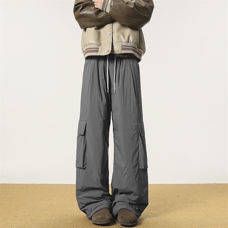 冬季防水防风夹棉气绒工装棉裤地毯无影墙XZ604-K146JR-P65控98，男装棉裤，星座604