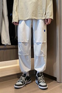 ！21春季新款男士宽松百搭休闲裤潮流九分束脚裤K2022P45图片