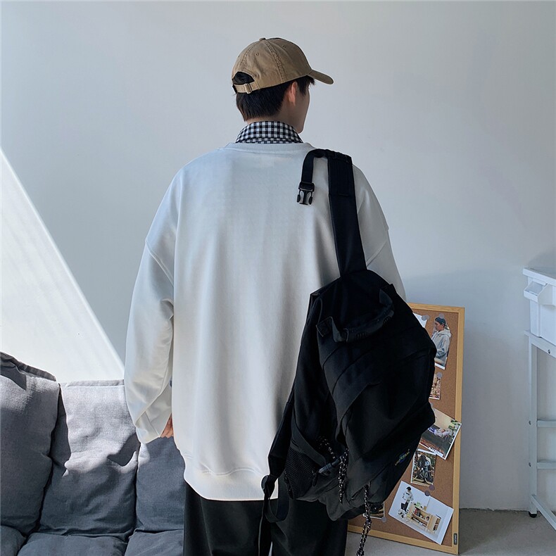 港风中性情侣大码休闲运动套头卫衣男外套7318P25控38,男装卫衣,星座227-7