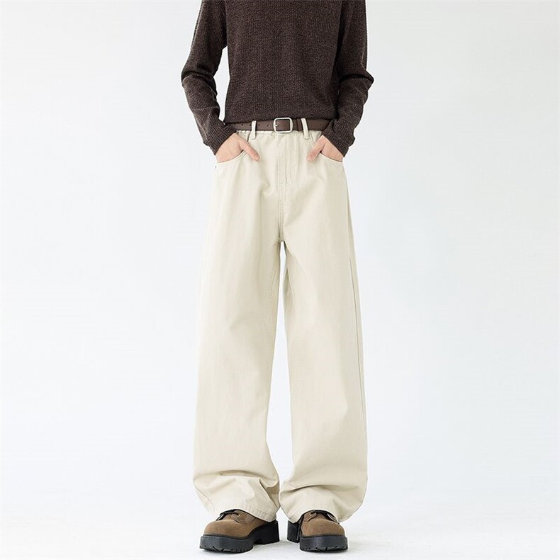 春季新款休闲裤男棉裤子美式洗褪色布XZ201-7001P50，男装棉裤，星座201