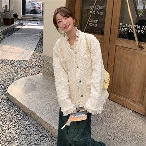 【已出货】休闲时髦宽松小香风外套2C372-9052-P165控228图片