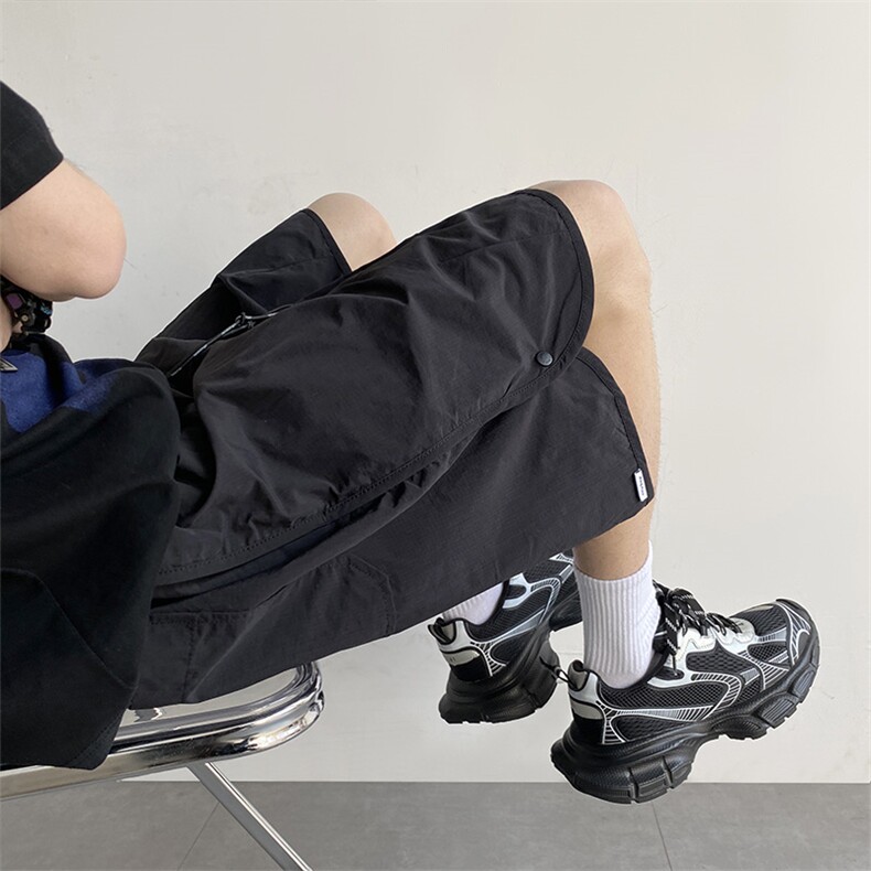 2025夏季新款美式高街短裤潮男休闲裤五分裤DK1374-P40控58,男装牛仔裤,星座810(原QT5070)