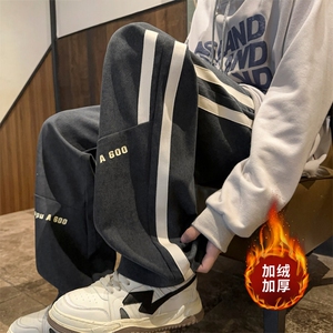 ！2025秋冬青少年直筒休闲裤灯芯绒长裤WK2065特P38加绒45图片