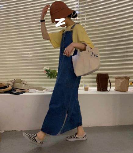 减龄牛仔背带裙，女装，roobora