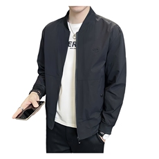 店主风刺绣夹克外套男春季休闲时尚棒球领领男士夹克S9304-P90，男装夹克，星座310B-3