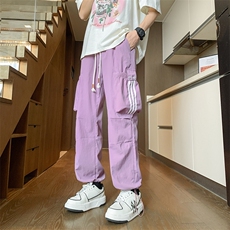 A316-1-K1230P48控68夏季2024多巴胺宽松直筒裤美式机能伞兵裤，男装休闲裤，星座906（原电商a316-1）