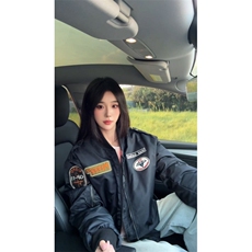 潮牌美式机车风男女教练飞行员夹克外套百搭刺绣棒球棉服L01批85，男装夹克，星座307A