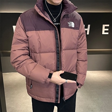 2025冬季新款男轻薄立领潮牌时尚痞帅保暖拼接羽绒服YR8087-P175，男装羽绒服，电商A413