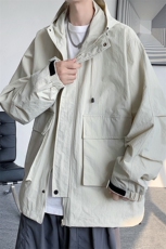 春季新款现货三防户外夹克男连帽冲锋衣外套DSA157B-J93-P60，男装夹克，电商A157B