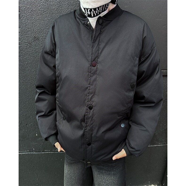 宽松棉服男日系复古棒球服棉衣情侣休闲飞行服外套冬3033P85,男装棉衣,星座410-2