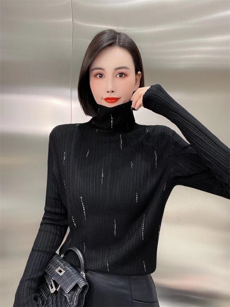 秋冬羊毛打底衫，其它，蓝涩萱