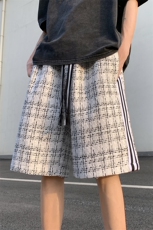 2025港风小香风短裤男士大码M-5XL中裤男潮流五分裤DK8797P40控59，男装牛仔裤，星座227-7