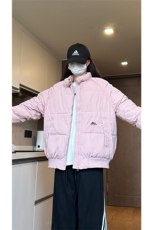 自家图短款飞行立领棉服男宽松加厚保暖情侣厚外套MY21-P78，男装棉衣，星座1505