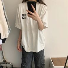 万针全刺绣工艺抖音得物高品质260克重磅纯棉双纱美式高街短袖T恤，男装T恤，电商A486