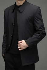 DZ39985钱塘2020-3中年男士冬季厚款商务休闲翻领夹克外套P102，男装夹克，钱塘207-3