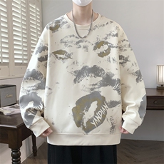 大码秋冬潮流印花卫衣男宽松休闲W9917，男装卫衣，星座1107-1
