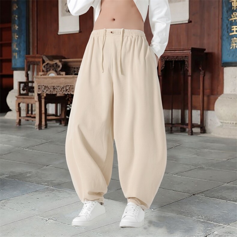 男士休闲裤灯芯绒长裤宽松灯笼裤哈伦裤裤XZ1512-2523-P50,男装休闲裤,星座1512