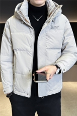标50绒连帽男士羽绒服冬季2025新款潮牌外套A313-2605-P225，男装羽绒服，电商A313