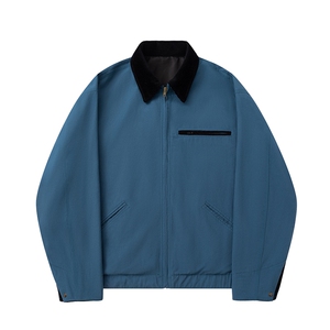 现货 4色翻领秋冬飞行服棉服情侣装夹克复古外套图片