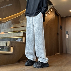 脏脏裤情侣宽松直筒休闲运动卫裤A472特P40控68，男装休闲裤，电商A309