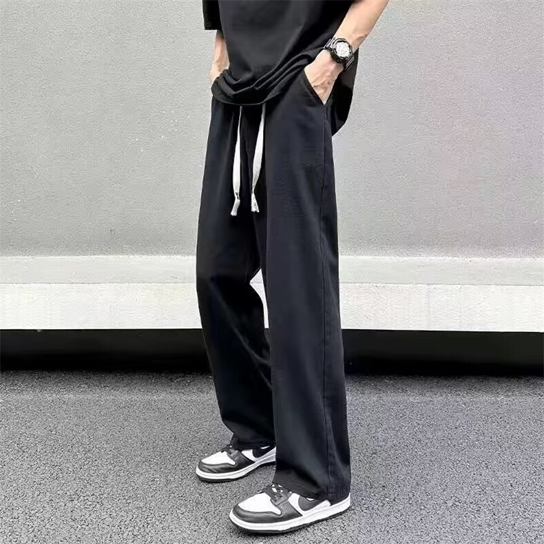 日系复古牛仔裤男宽松直筒2025秋季新款潮牌坠感阔腿工装老爹长裤,女装休闲裤,星座1210-1