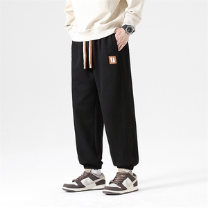 主推M-8XL 棉 秋季新款大码束脚潮流休闲卫裤 109-K612-P50图片
