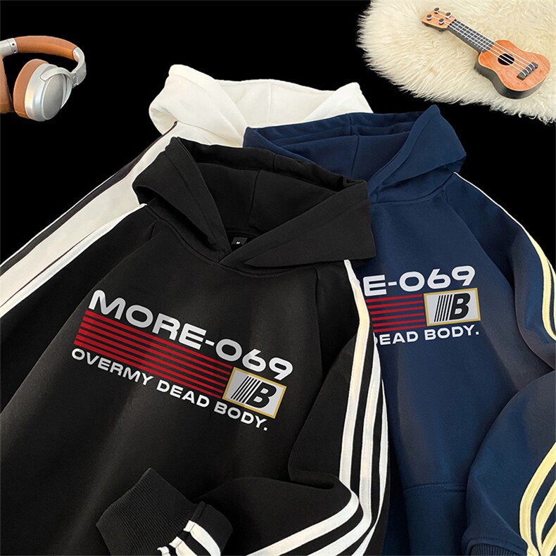 已注册美式直播抖音得物三条杠连帽卫衣外套W7203P48加绒元，女装短外套，电商C408(原B339-1)