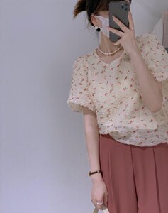 碎花小衫图片