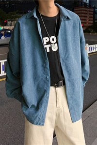 2024新款衬衫灯芯绒男主推量大有差价现货A161-2-W1041-P35图片