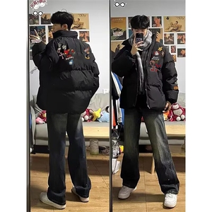1506-1/MB3-851/P64冬季棉服男生加厚保暖面包服运动休闲潮牌帅图片