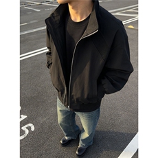 春季复古拼接立领外套男潮牌街头宽松夹克衫A369-P59，男装夹克，星座208-5