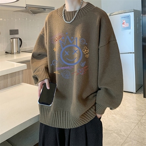 半高领毛衣男士大码针织衫男毛线衣男 M18180-P45 加绒款-P65图片