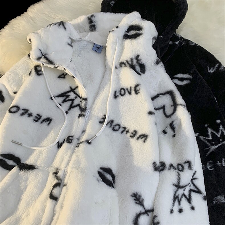 2024冬季新款连帽棉衣情侣可爱棉服216-2-BK62-P128控159，男装棉衣，星座716-1