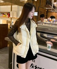 跑量彩色羽绒马甲，女装马甲，朵缇