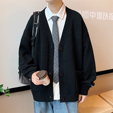 春季针织纽扣开衫货齐常年有货A169MK01P60，男装卫衣，电商A169