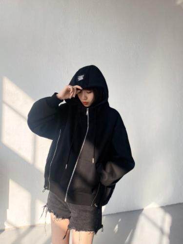 拉链设计外套，女装，G7V7