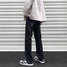 春季新款cleanfit黄泥染牛仔裤男士直筒裤子美式高街长裤YZ87-P50，男装牛仔裤，星座509