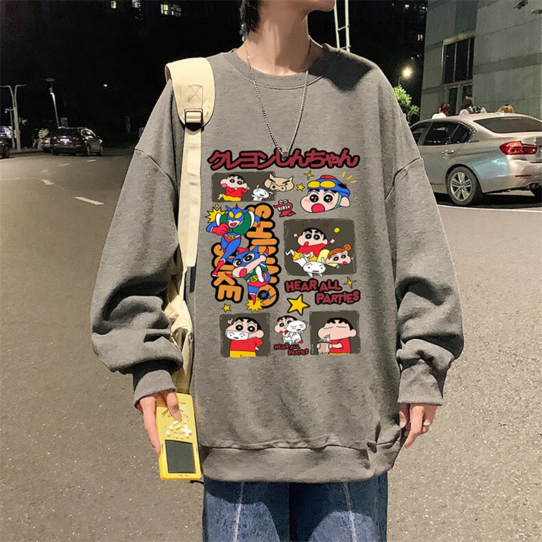 S6311-P28秋季圆领卫衣男大码韩版宽松长袖外套,男装卫衣,电商A040