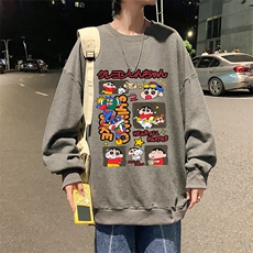 S6311-P28秋季圆领卫衣男大码韩版宽松长袖外套，男装卫衣，电商A040
