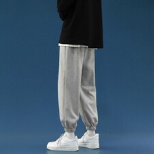 2023秋冬卫裤高弹健康布聚酯纤维WK602-1特批22，男装休闲裤，星座718-1