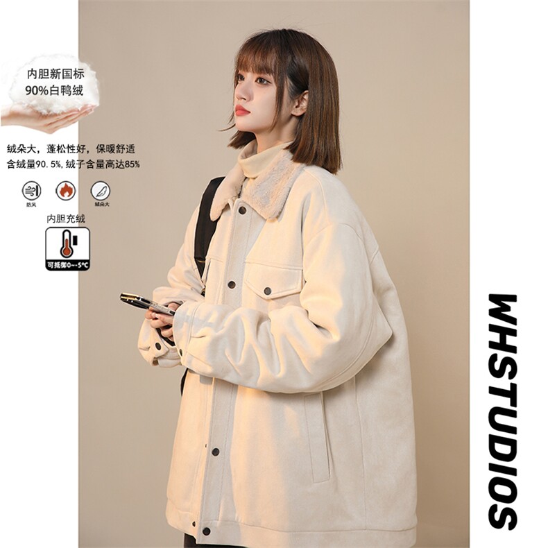 新标90绒抖音直播品质羽绒服毛领宽松加厚羽绒外套Y866-P238,男装羽绒服,电商A170