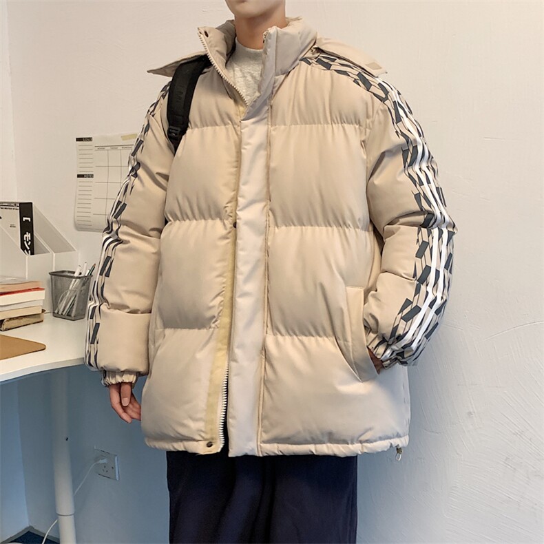 港风2025新品冬季宽松情侣装男装棉衣棉服冬装加厚外套D001-P105,男装棉衣,星座717
