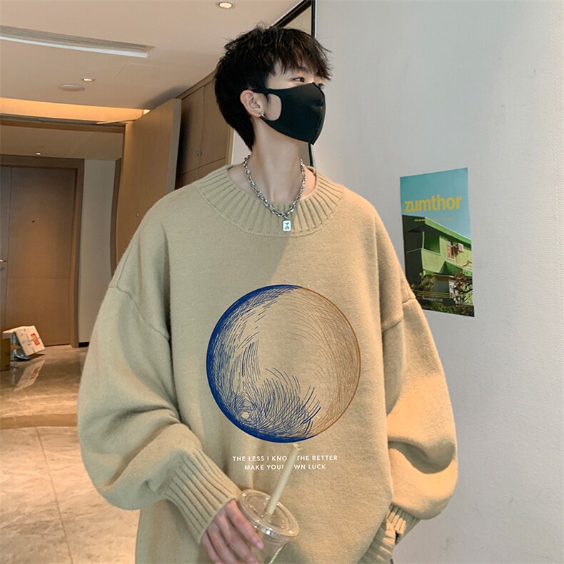 半高领毛衣男士大码针织衫男毛线衣男M18330-P45加绒款-P65,男装针织衫/毛衣,电商A040