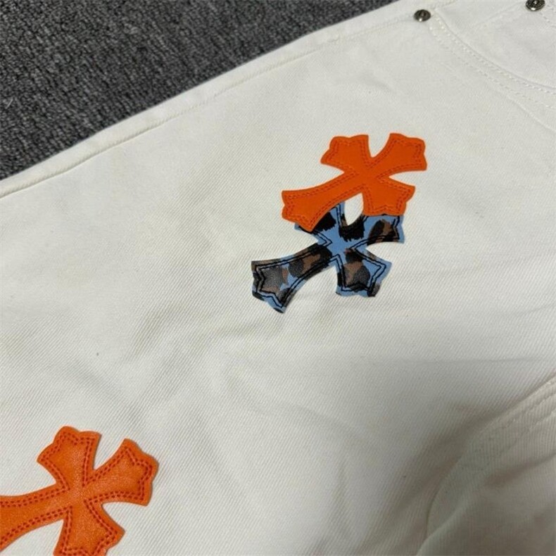 秋季潮牌十字架长裤男潮流休闲刺绣时尚水洗牛仔裤N811-P58,男装牛仔裤,星座208-5