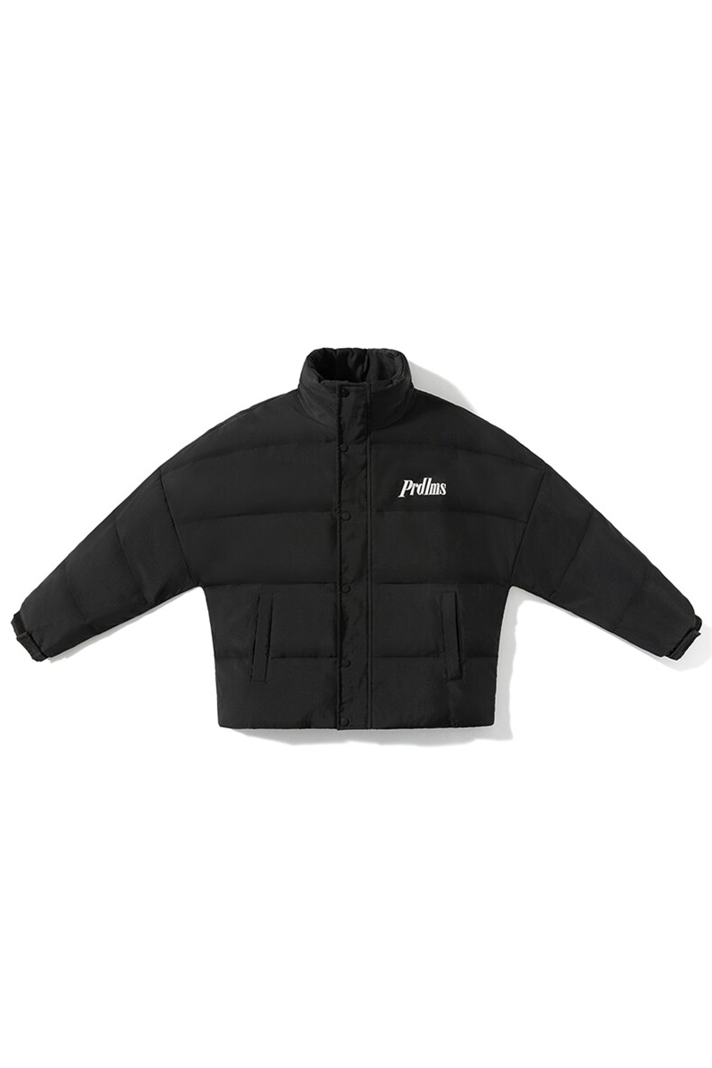 现货足日系情侣学生立领宽松印花韩版潮牌INS白鸭绒羽绒服男,男装羽绒服,星座301D-5(原星座1415）